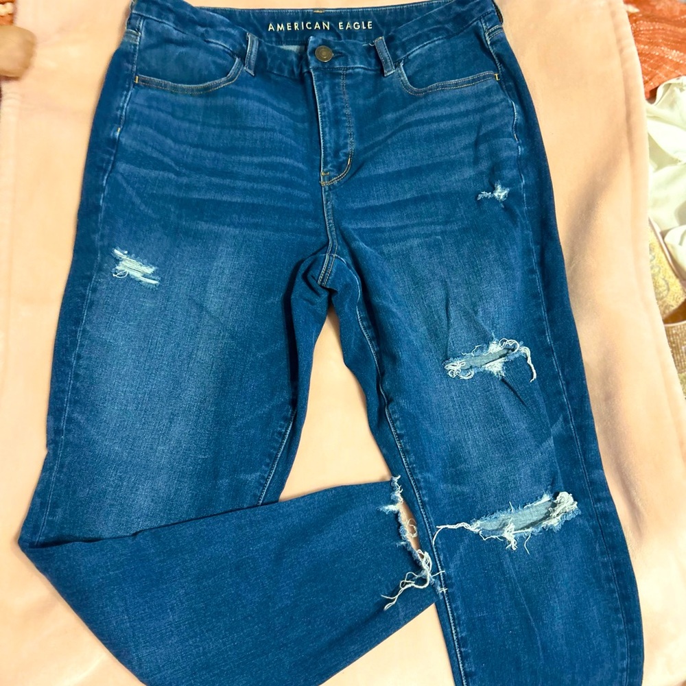 High waisted skinny jean